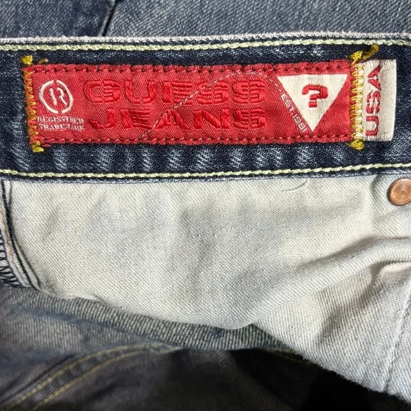 GUESS JEANS Medium Wash Bootcut Jeans 34 x 32 Y2K